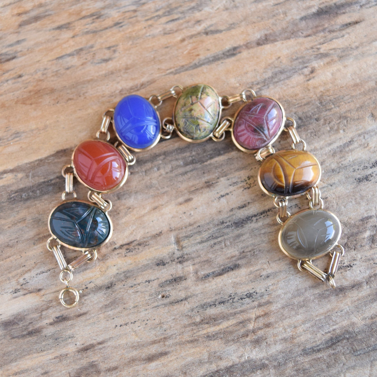 Vintage on sale scarab jewelry